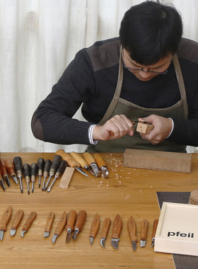 木工工具 薄片雕刻刀 精细 创意手工 瑞士进口 Pfeil箭牌  堤旁树