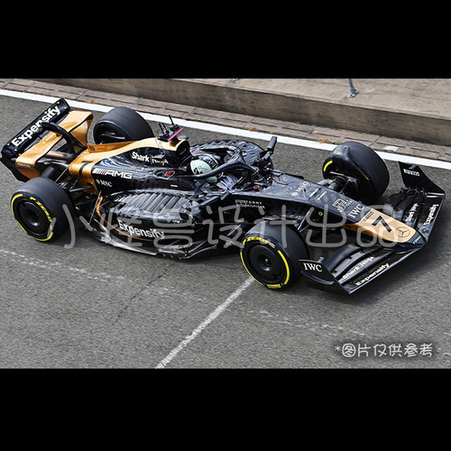 RC模型F1梅奔APXGP车队拉花贴