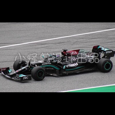 RC梅奔F1车队2021赛季W12E AMG涂装汉密尔顿模型遥控车拉花贴纸
