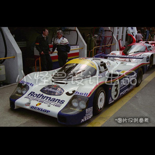 RC1/10勒芒Porsche保时捷956-Rothamns乐富门勒芒RC拉花补充贴纸