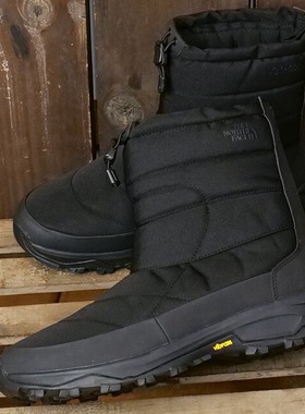 日本代购直邮TNF Nuptse Bootie WP Backzip保暖高帮雪地靴防水25