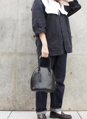 日本制代购直邮TIDEWAY MOSS ONE TONE BOSTON S牛皮波士顿包限定