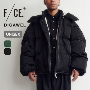 日本代购直邮DIGAWEL联名F/CE.Hoodie puffer jacket超宽羽绒夹克