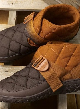 日本代购直邮CHACO RAMBLE 25AW低帮雪地靴保暖舒适一脚蹬靴男款