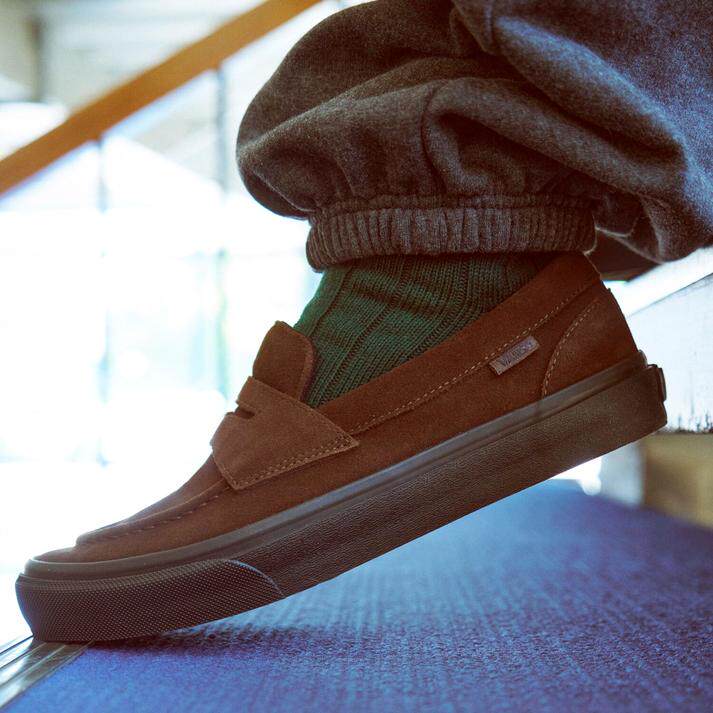 日本代购直邮VANS LOAFER 25新麂皮绒面乐福鞋休闲鞋