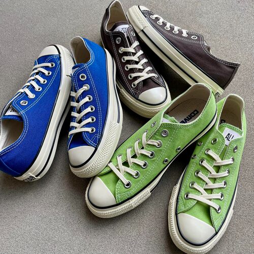 折扣日本直邮 CONVERSE匡威ALL STAR AGED AC OX糖果色低帮帆布鞋