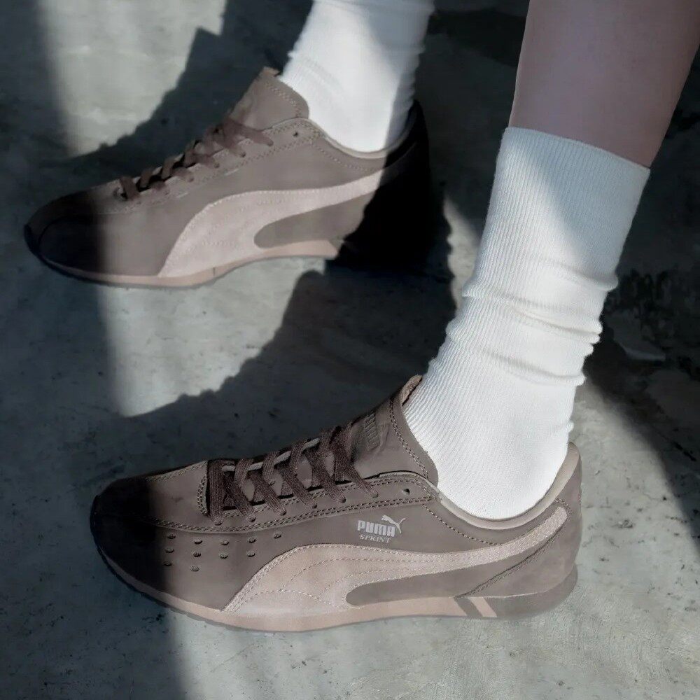 日本代购直邮PUMA SPRINT NUBACK复刻骑行鞋磨砂皮面休闲运动鞋26