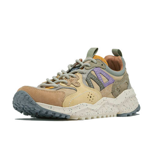 日本代购山雾花野Flower MOUNTAIN SOLIN Gray Muted beige运动鞋