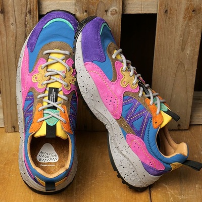 日本代购山雾花野Flower MOUNTAIN SOLIN Violet fuchsia运动鞋