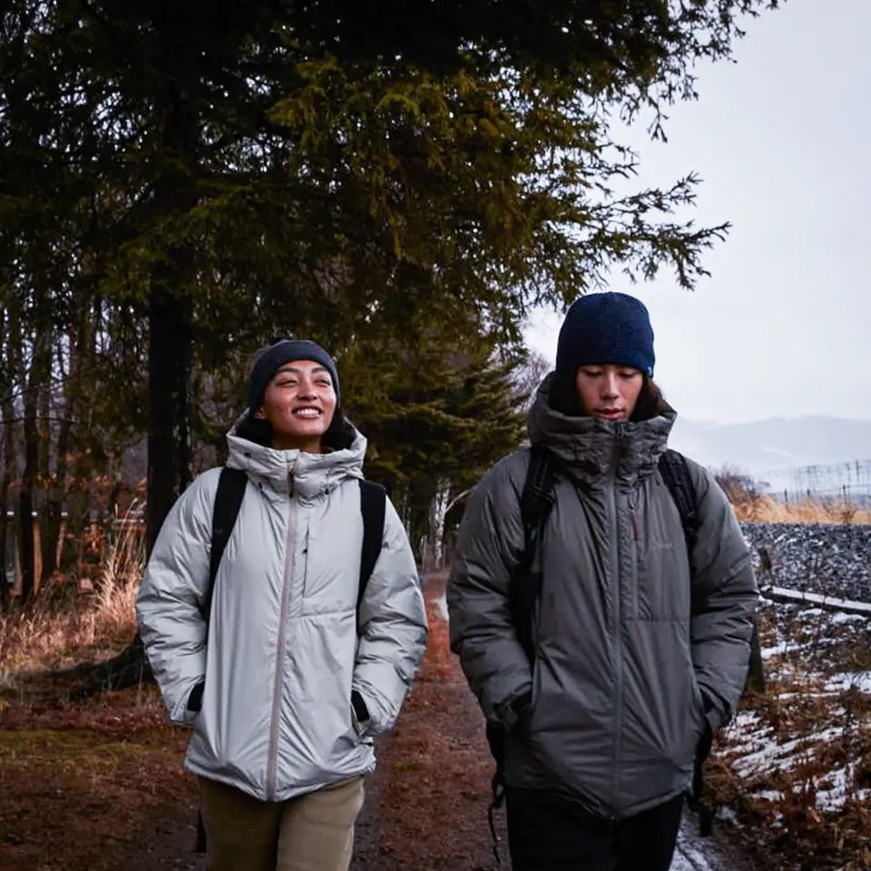 日本代购直邮NANGA 24AW AURORA TEX防水防风极光休闲羽绒服情侣