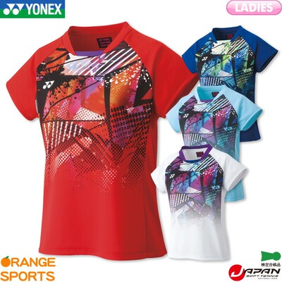 日本代购直邮YONEX 羽毛球比赛球衣女款20722 23SS 女款