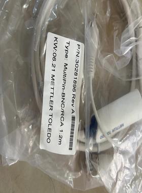 梅特勒多针接头转换探头线 30281896 MultiPin-BNC/RCA1.