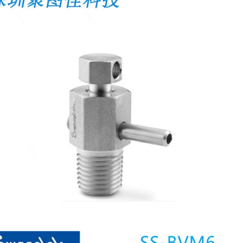 Swagelok世伟洛克SS-BVM6)排放阀 3/8 in. NPT 外螺纹