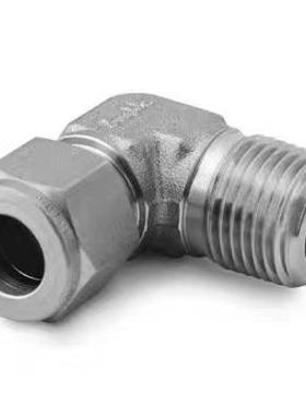 SS-8M0-2-6Swagelok世伟洛克卡套管弯头8mm卡套x3/8inNP