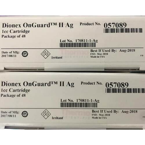 询价戴安固相萃取小柱057089 Dionex Onguard II Ag 1cc 48个/p