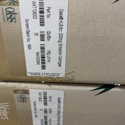 固相萃取小柱Waters HLB 6cc/200mg,30/pk,WAT106202 促