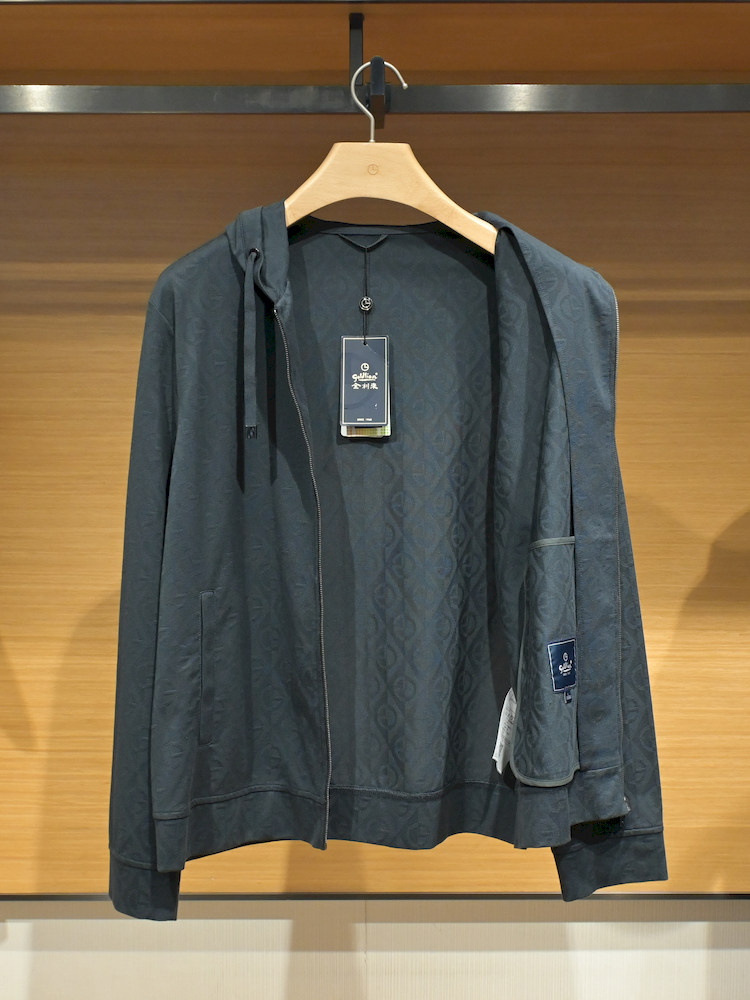 Men's Slim Fit Hooded Jacket - Taobao product photo 2