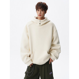 骄阳似我宋威龙林屿森赵今麦聂曦光同款 加厚半高领卫衣服 连帽大码