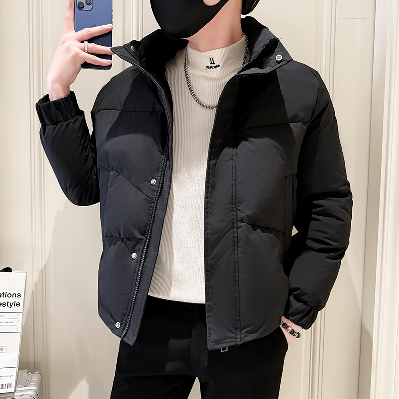 韩版潮流小码立领棉衣男矮个子XS码外套冬季保暖加厚短款棉袄160