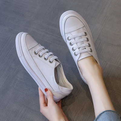 小白鞋女平底大码41到43春秋平底