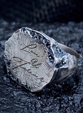 SELIM海外定制925古董破碎风戒指