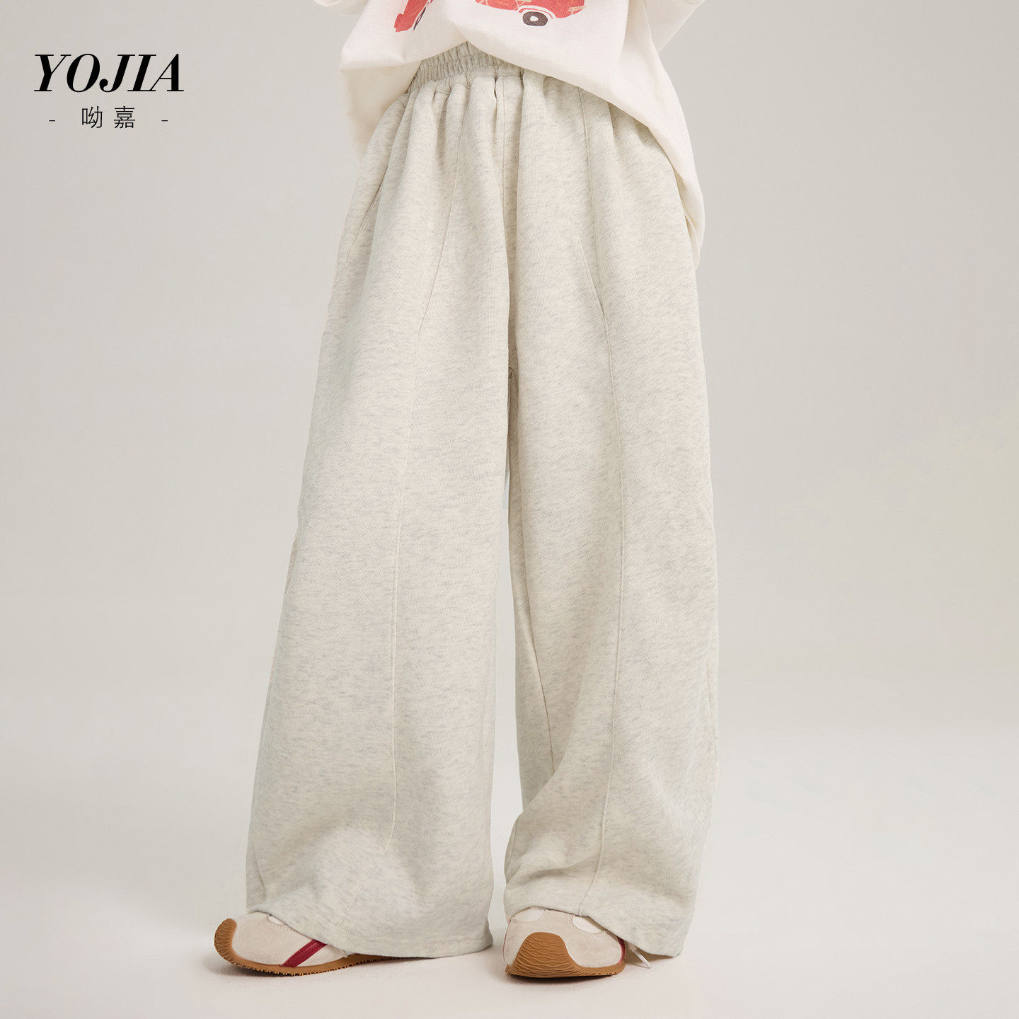 女童宽松卫裤春款26新款洋气女孩宽松直筒裤薄款儿童裤子110~170