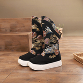 古装 COS复古明制官靴弓靴 民族风长靴古风皂靴 汉服鞋 男靴子