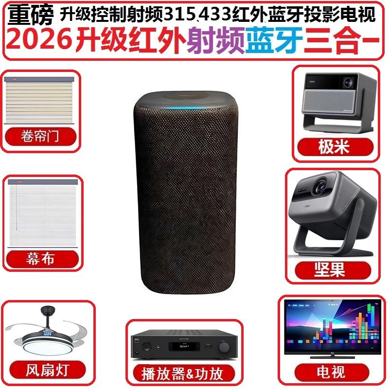 MIUI/小米 OH2P小爱语音米家控制电视投影红空调外射频蓝牙