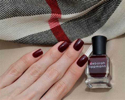 包邮 deborah lippmann指甲油 single lady 车厘子色 波尔多酒红