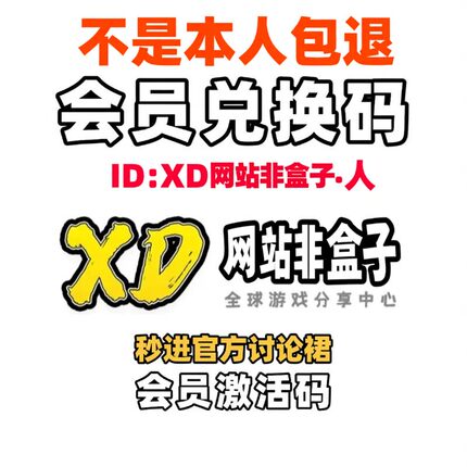 XDGAME会员激活码大型电脑PC单机游戏中文热门3A大作，网站非盒子