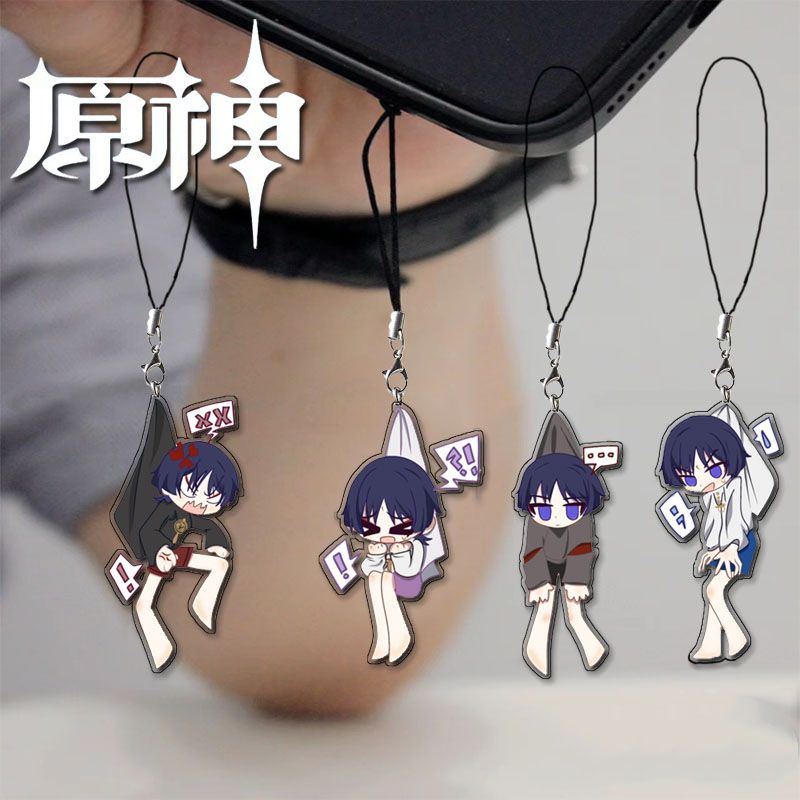 原神手机链散兵挂件送朋友礼物