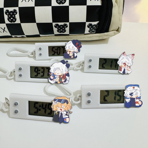 ch国拟小挂表countryhumans瓷美英学生考试静音手表书包装饰挂件