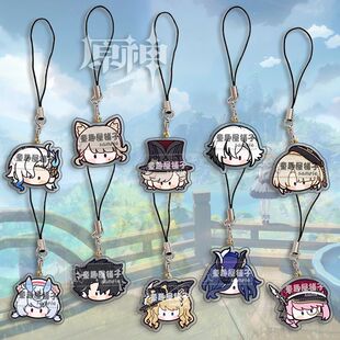 原神枫丹角色挂绳手机挂链ins可爱林尼那维莱特娜维娅高颜值挂件