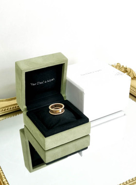 【桔梗中古屋】95新VCA PERLEE750玫瑰金万花筒珠珠戒指