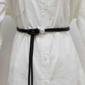 细腰带高级感小众百搭配连衣裙子装 时尚 饰皮带 新款 珍珠腰绳女夏季