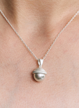 MOIAUSSIFluide·圆纹珍珠项链