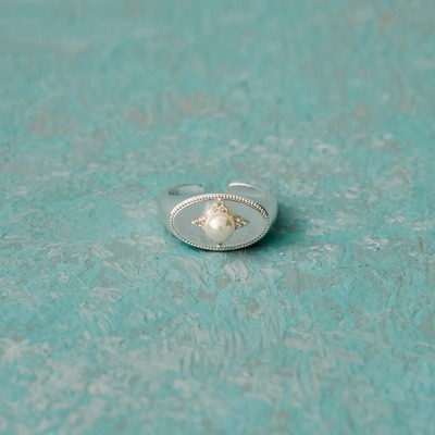 MOIAUSSI 源星珍珠戒指 轻奢简约高级感原创小众设计师女气质百搭