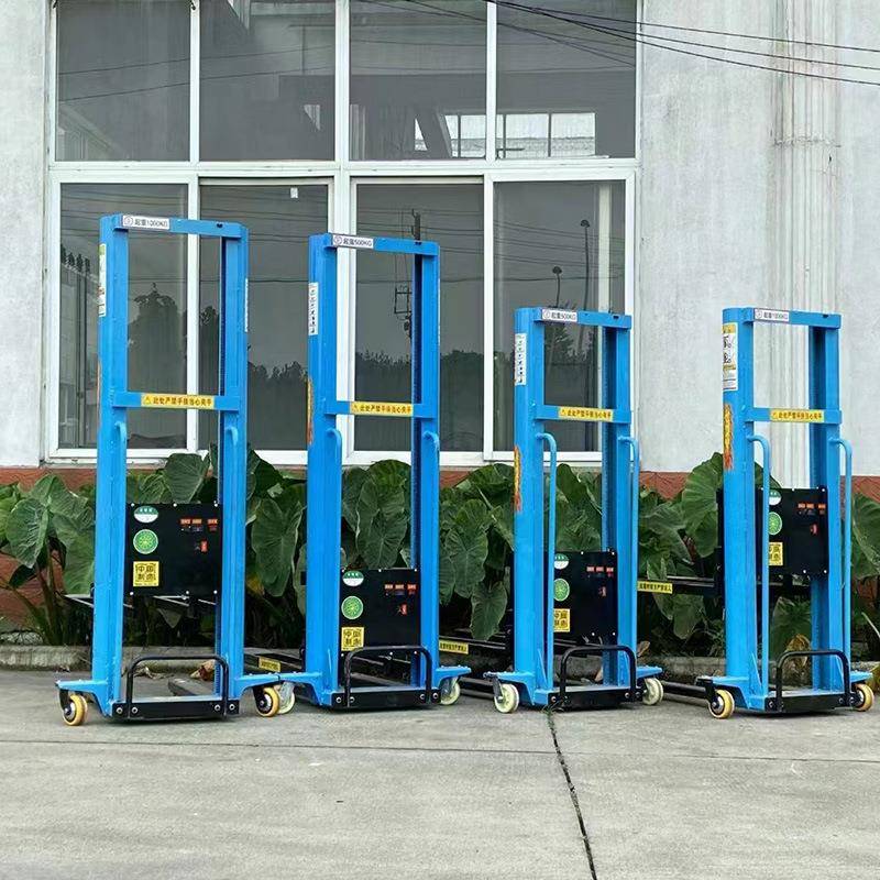 1吨电动遥控升降随车叉货车装货卸货堆高车搬运轻松携带方便