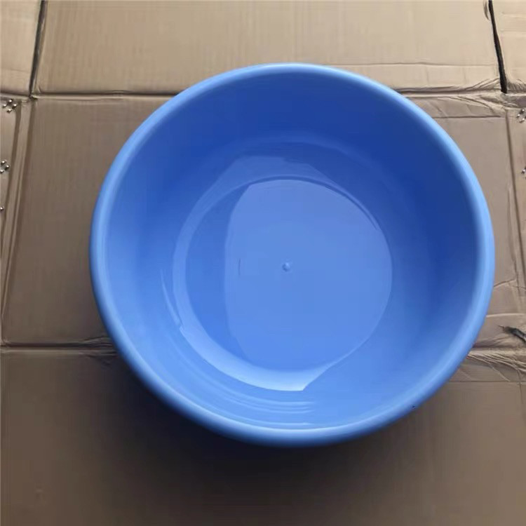 3547厂浅蓝色洗脸盆洗漱水盆子单人塑料盆新款结实耐用装具大容量