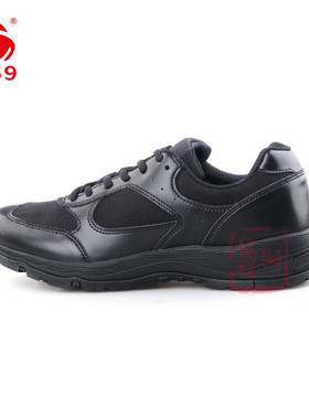 3539厂春秋训练鞋防泼水布面新式小黑鞋男士黑色跑步鞋系带户外