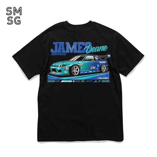 JDM改装文化衫 日产尼桑Silvia S15漂移赛车男士重磅纯棉短袖T恤