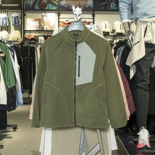 摇粒绒上衣AWDV917 宽松开衫 李宁户外CF溯外套男子2025冬季 新款