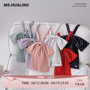 花铃太太配饰甜美衬衫搭配蝴蝶结日系学院风平角领结领绳大蝶型