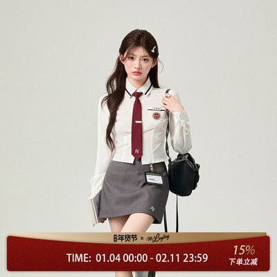 衬衫花铃太太新品上新学院风