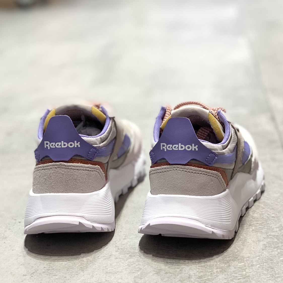 锐步reebok cl legacy 新款蕾格西拼色小众休闲运动鞋fy7434