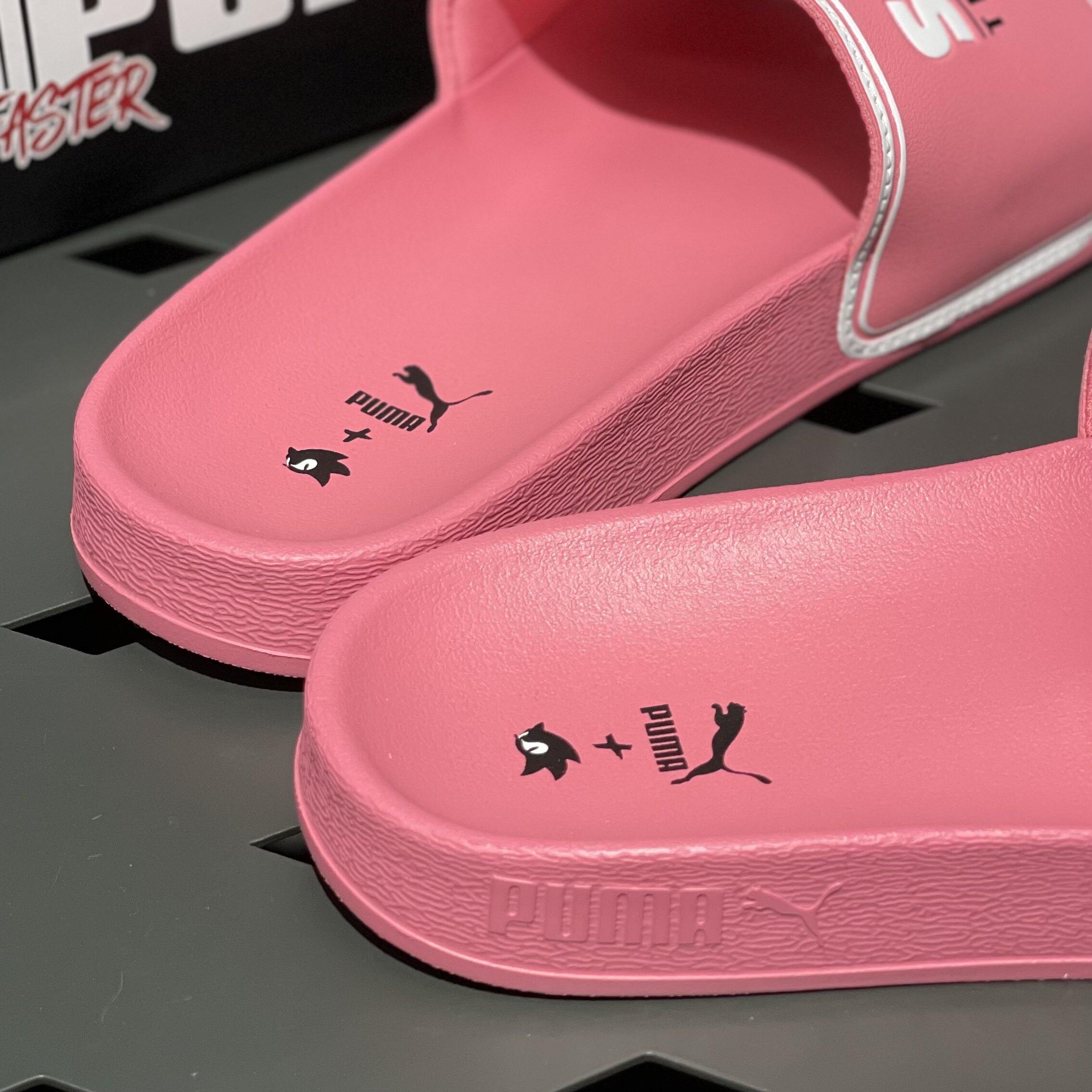 puma彪马 sonic索尼克联名款音速小子运动休闲拖鞋鸳鸯拖 372342