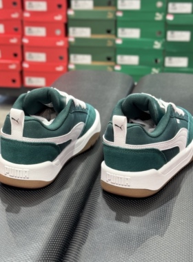 彪马PUMA新款男女情侣复古低帮厚底增高翻毛皮运动休闲板鞋397495