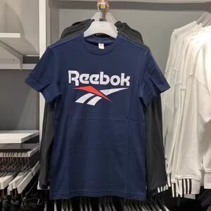 锐步/Reebok 夏季新款陈伟霆同款男女复古透气纯棉短袖T恤FK2656