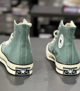 匡威Converse新款男女情侣1970S高帮青绿色休闲运动帆布鞋A06521C