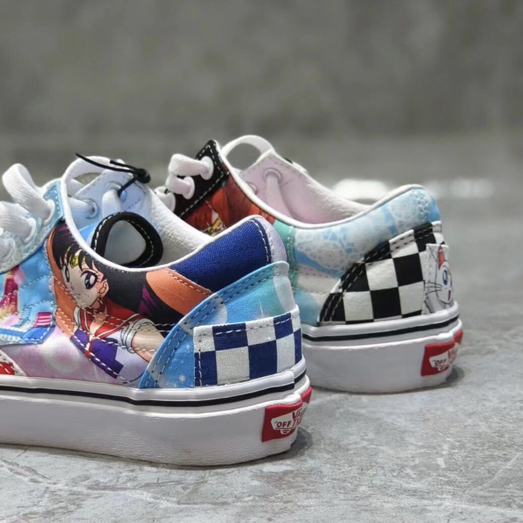 vans oldskool美少女战士联名拼接低帮男女帆布板鞋VN0005U7448
